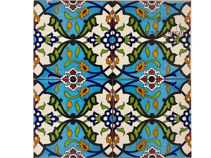 Handmade glazed bricks